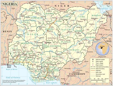 map of nigeria wikipedia